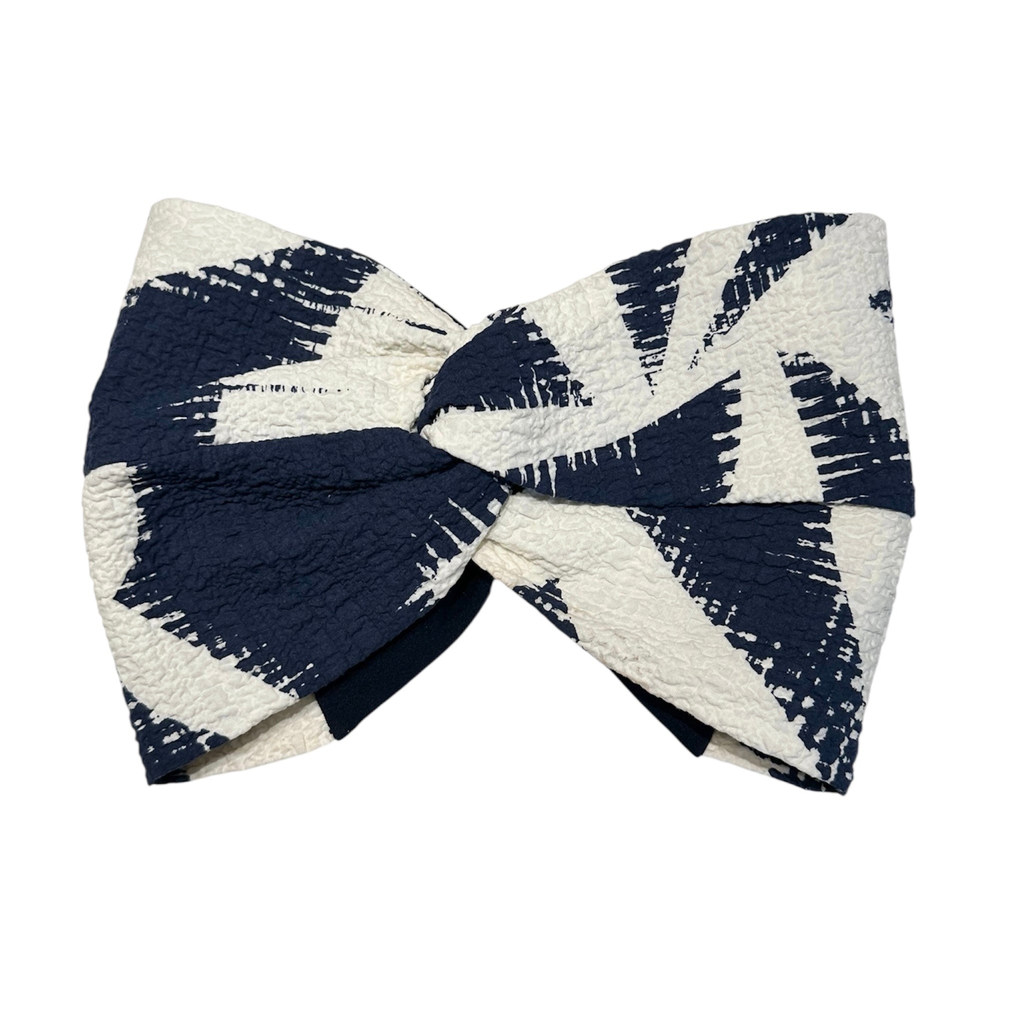 Fascia Parigi blu e bianca