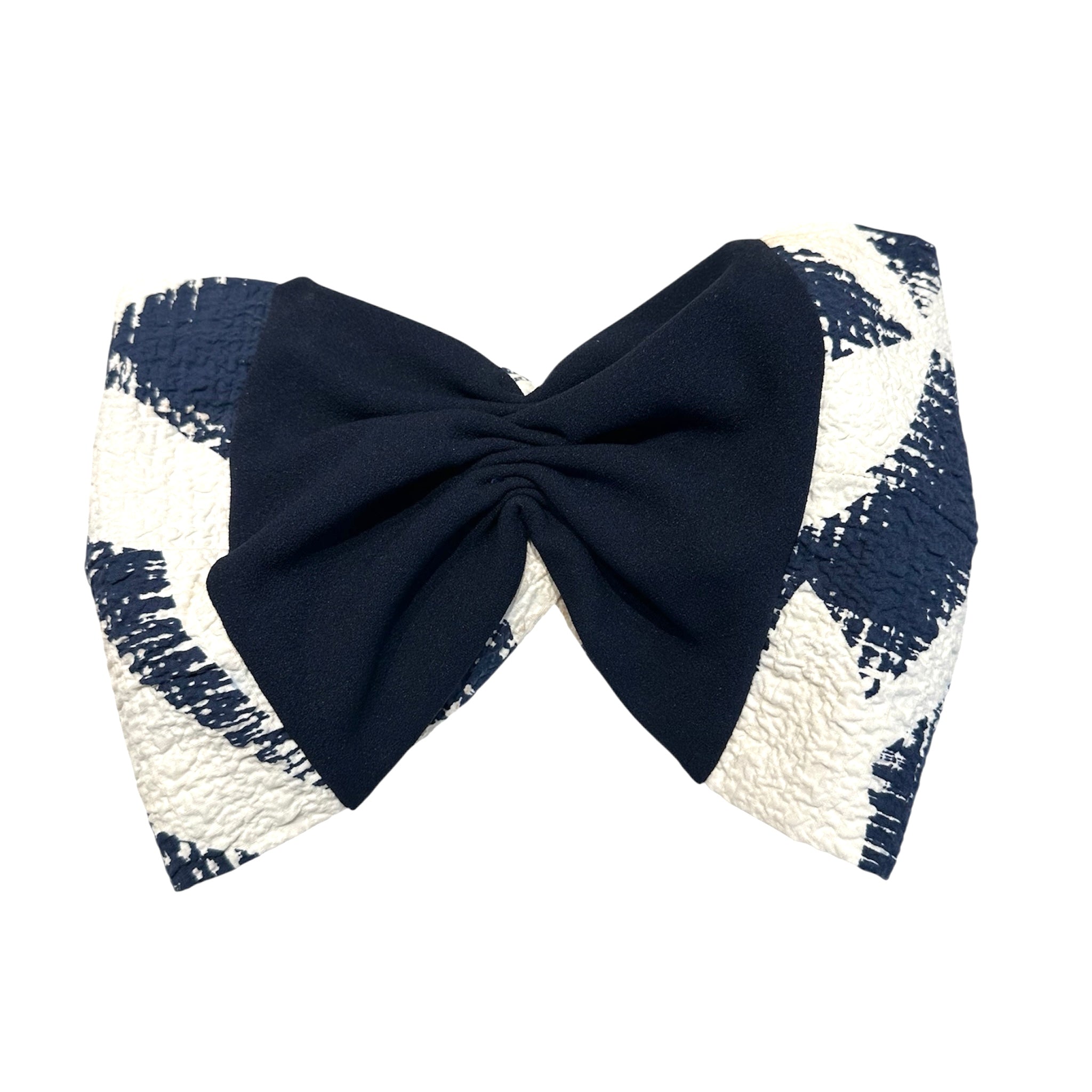 Fascia Parigi blu e bianca