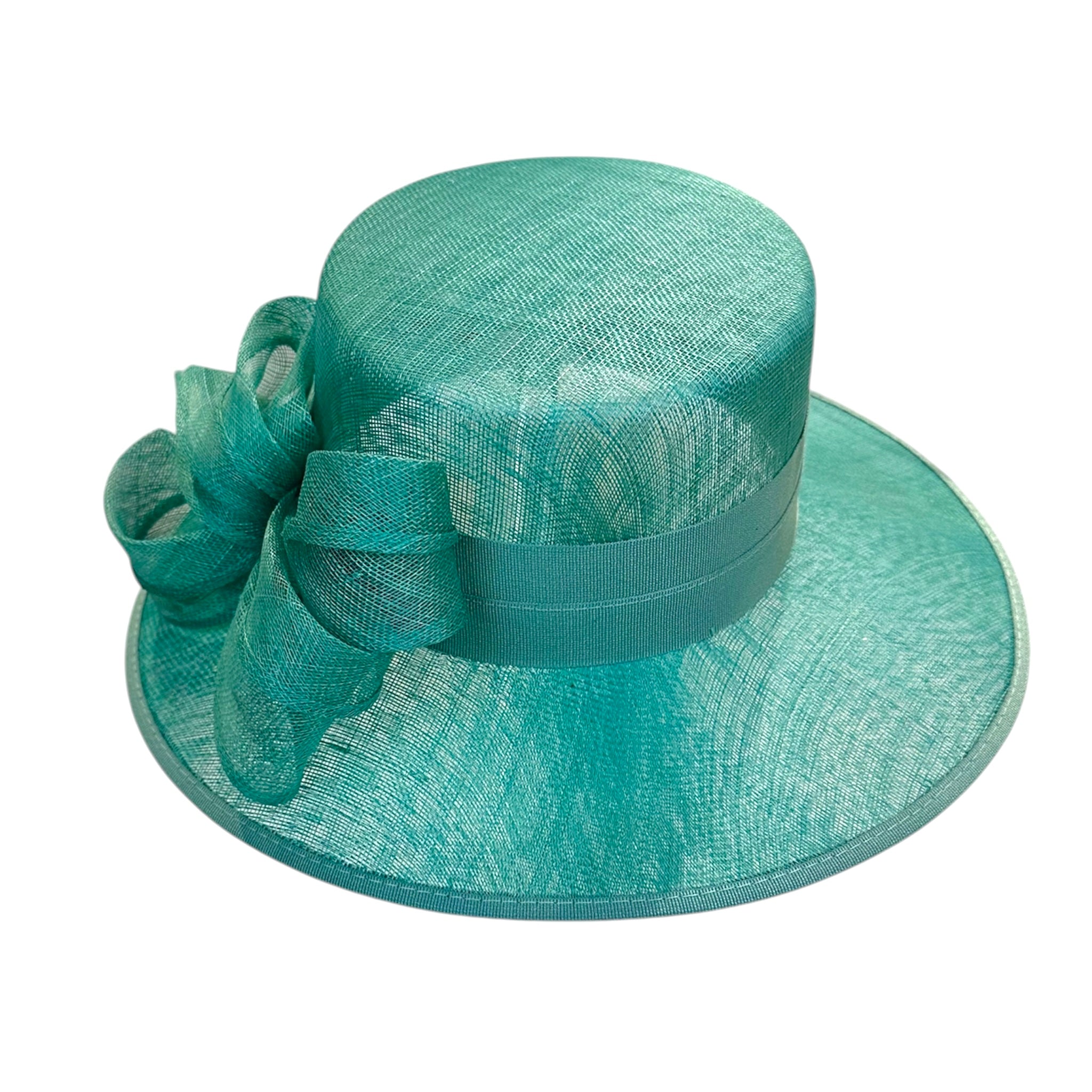 Cappello da cerimonia color tiffany