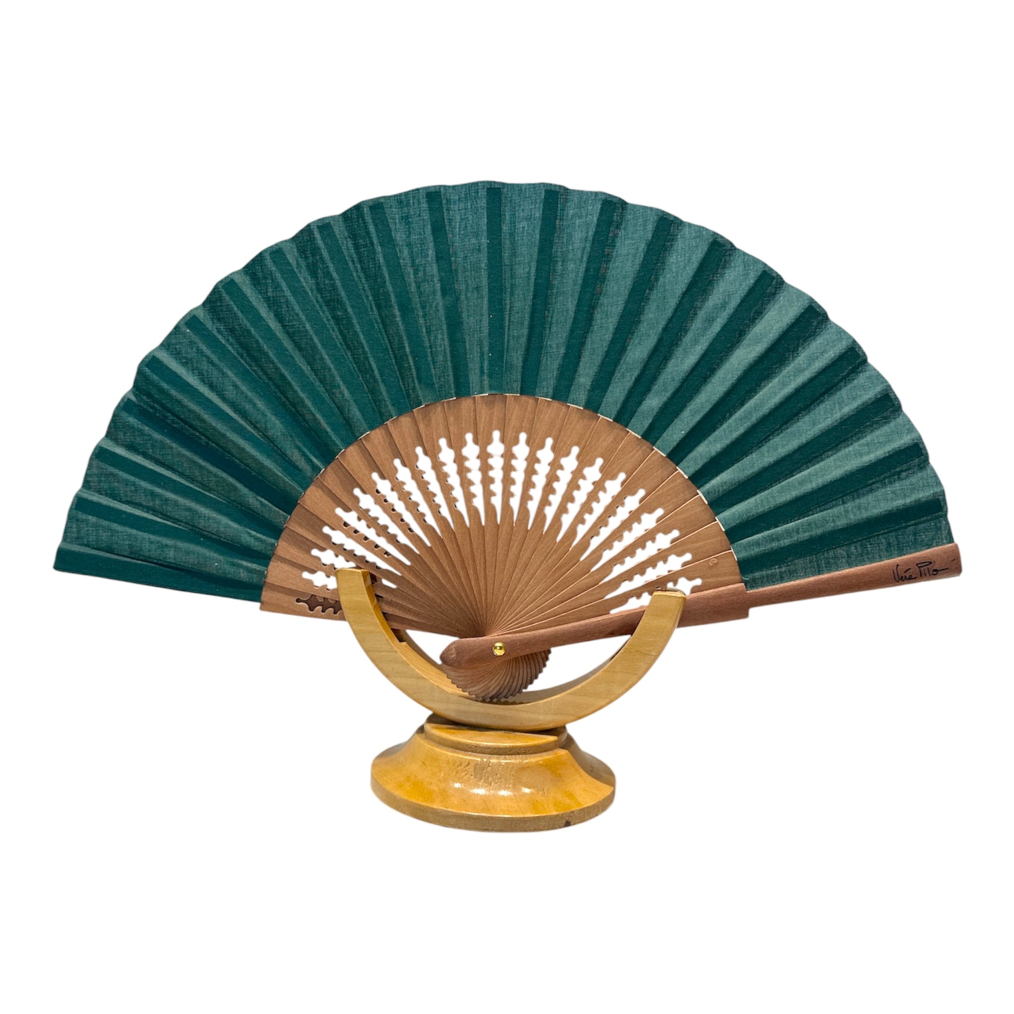 Ventaglio mini verdone e legno