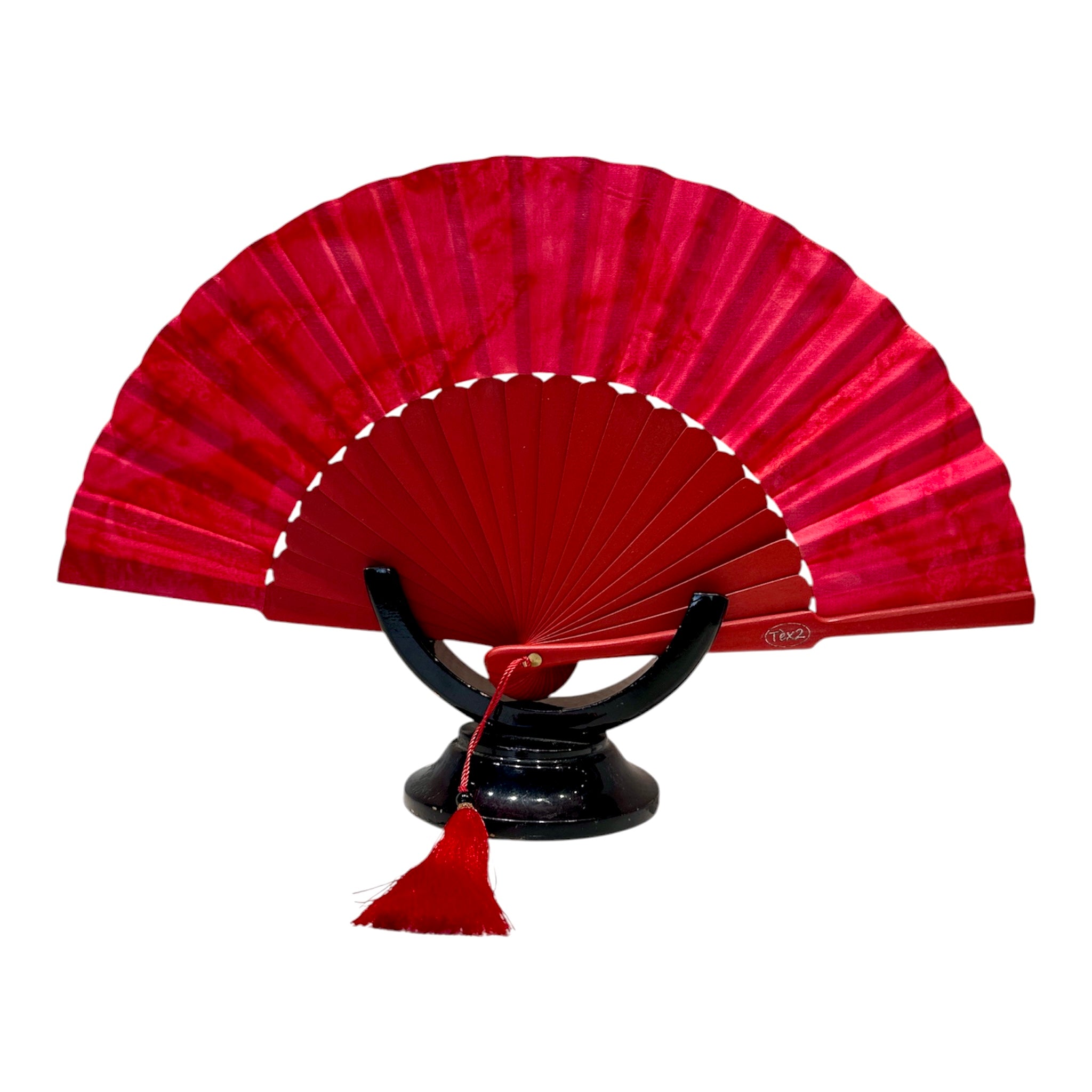 Ventaglio mini rosso in legno