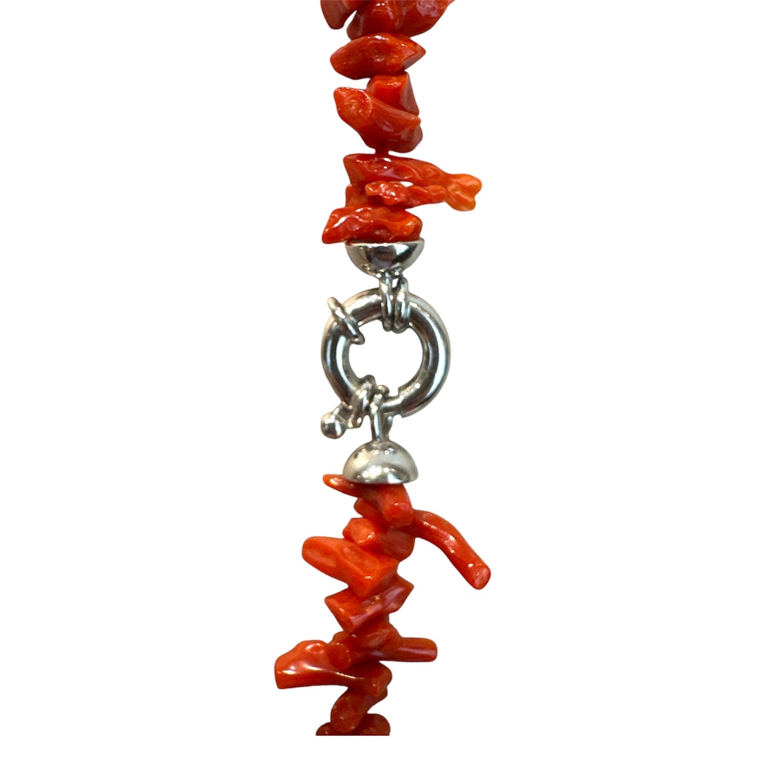 Collana in corallo rosso a rametti
