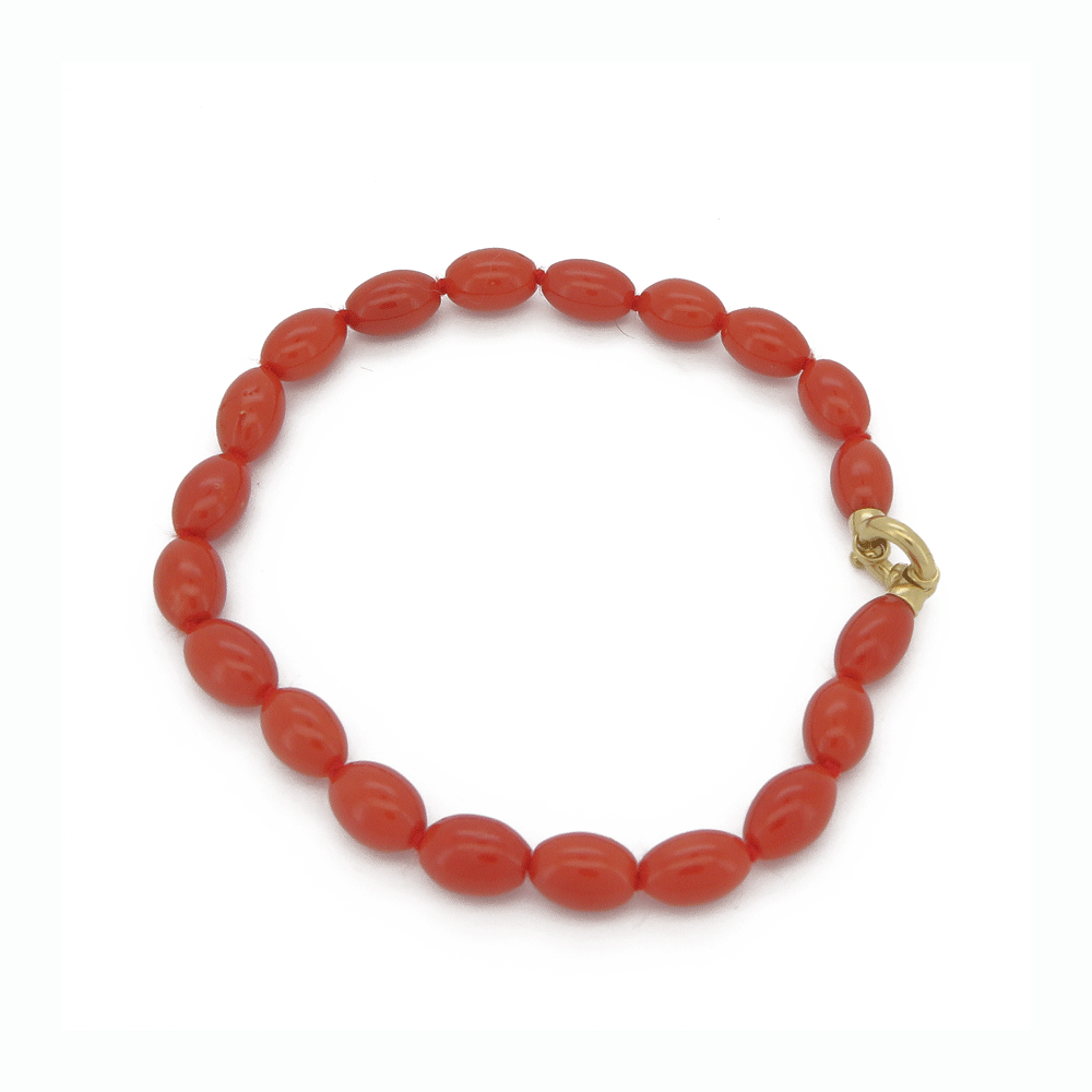 Bracciale di corallo rosso