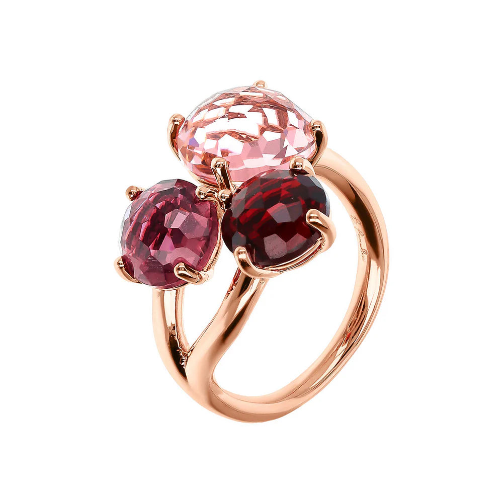 Golden rosé trilogy ring