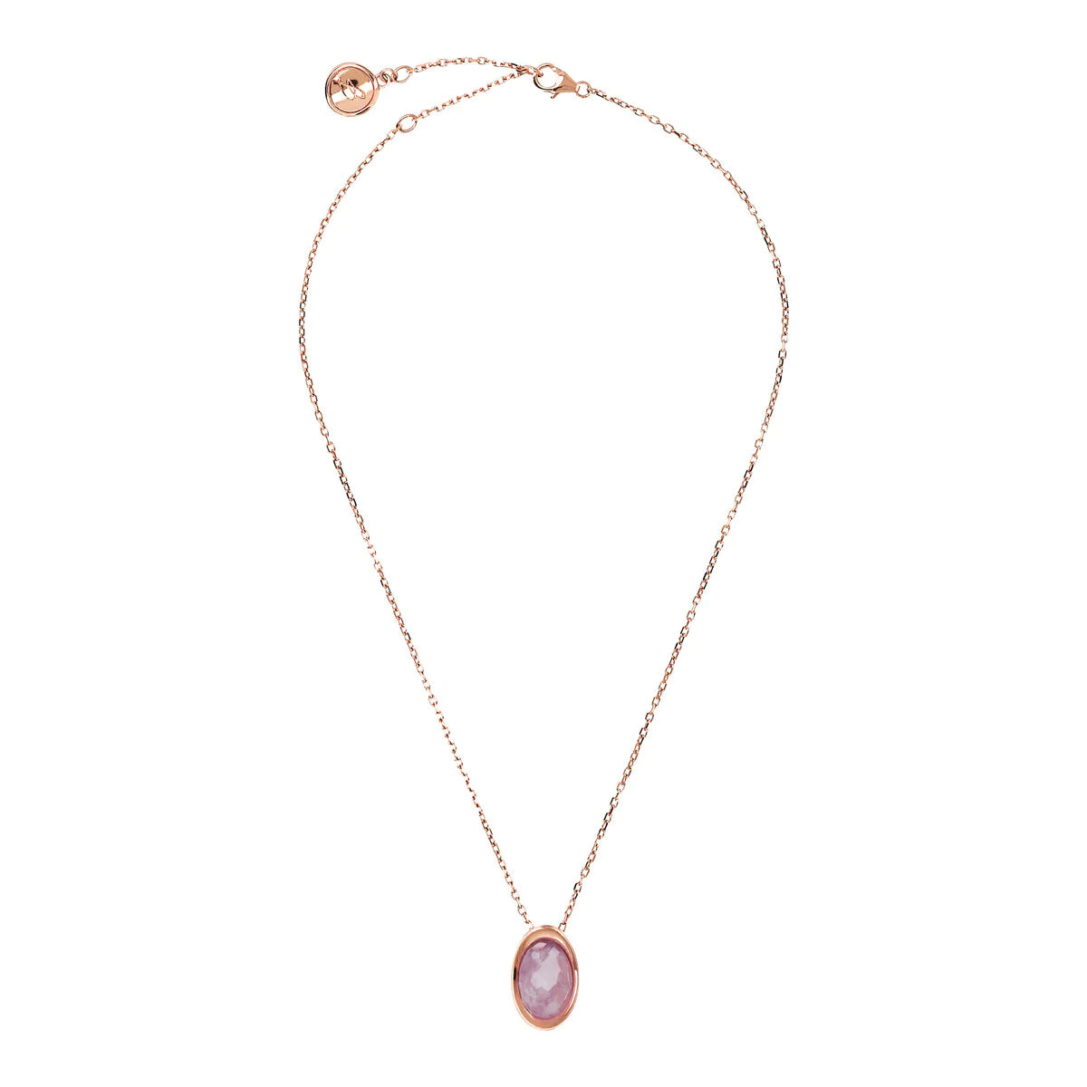 Collana con ciondolo ametista