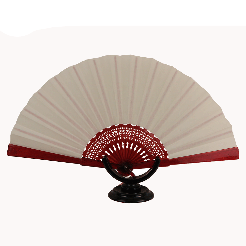 Ventaglio in cotone avorio