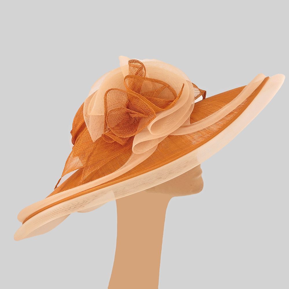 Two-tone formal hat