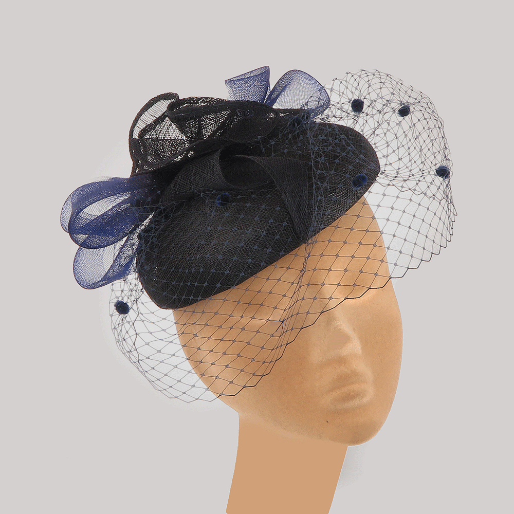 Royal blue formal hat