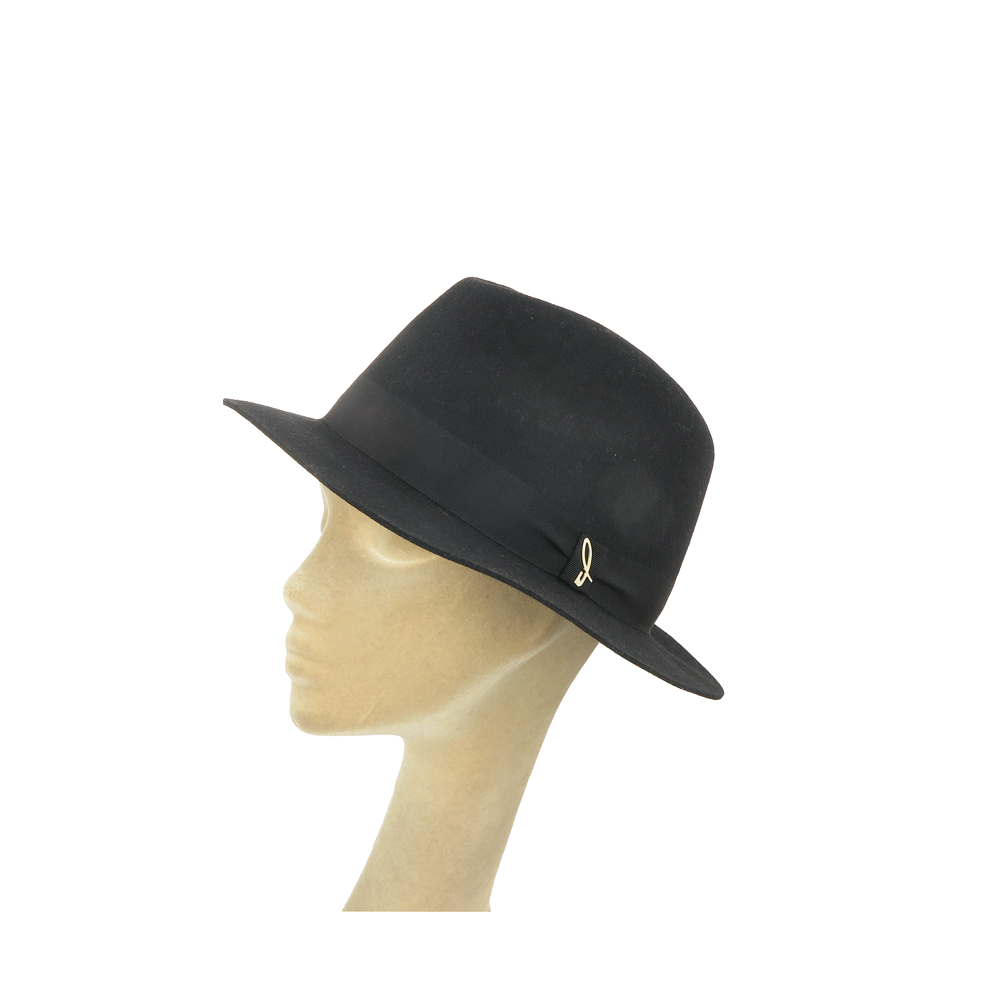 Cappello fedora nero