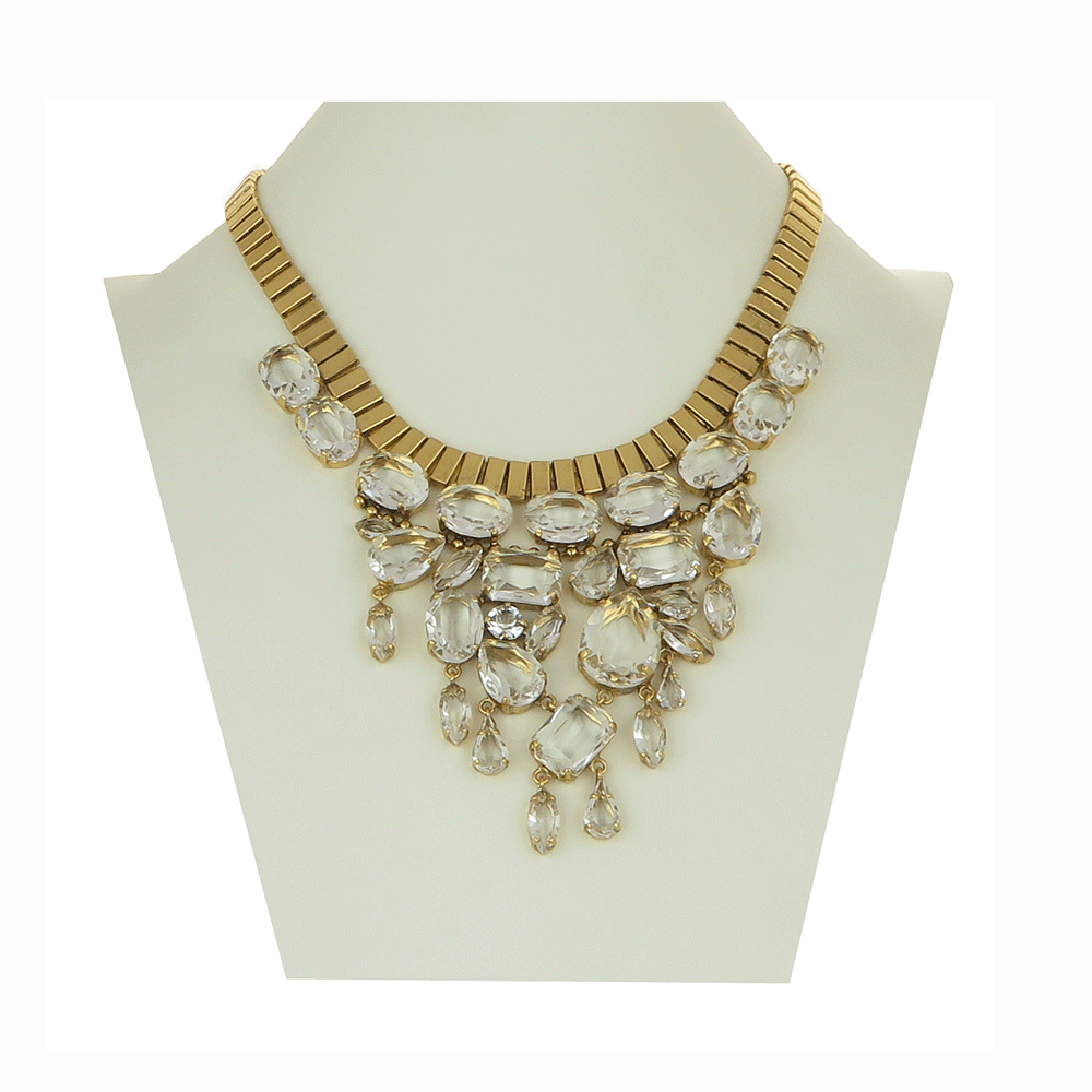 Collana Choker con Cristalli Trasparenti