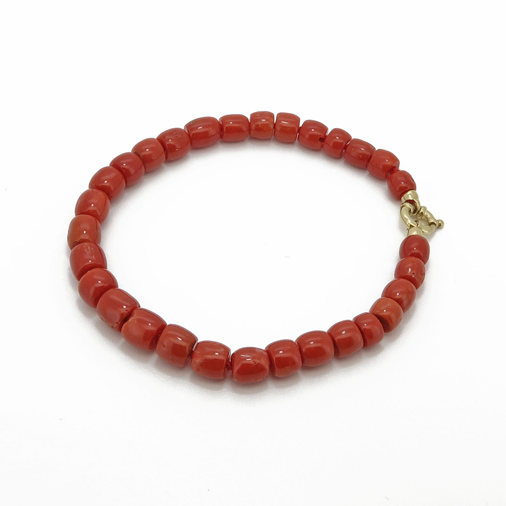 Bracciale di corallo rosso