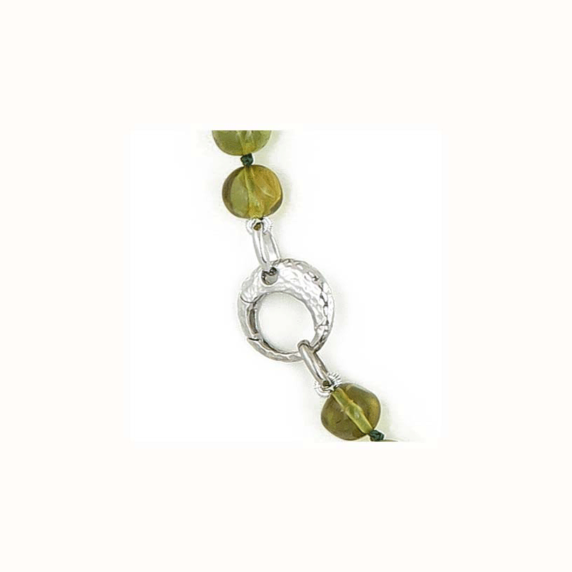 Collana in ambra verde