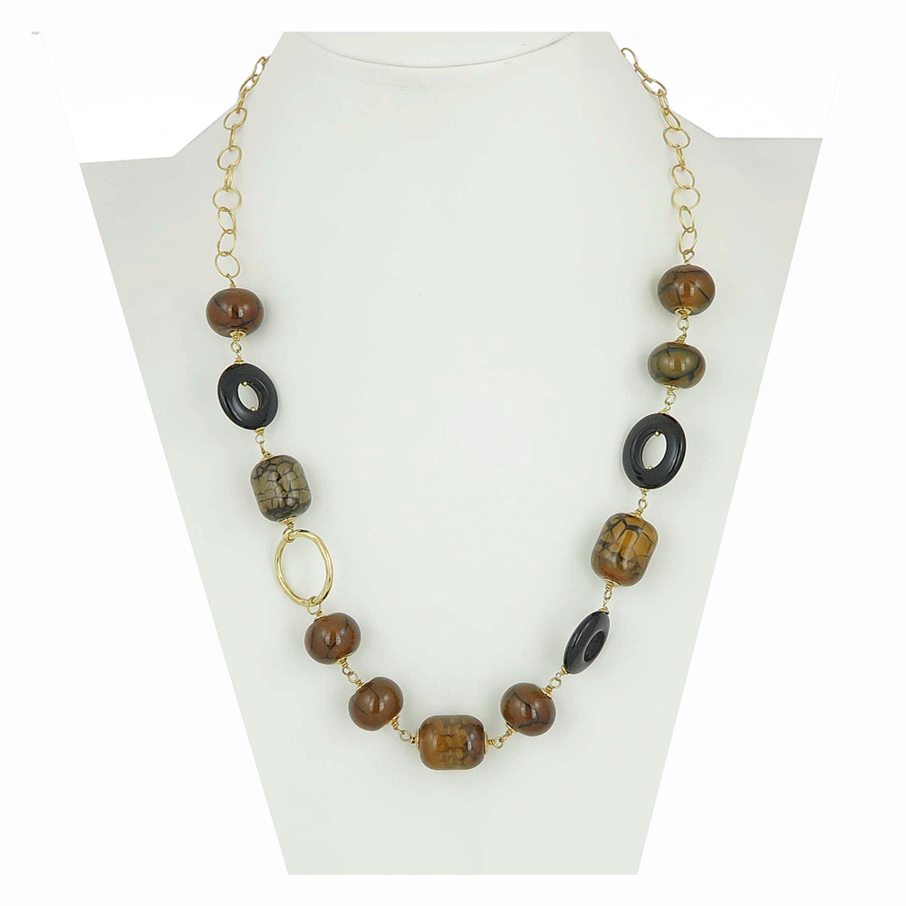 Collana con agate