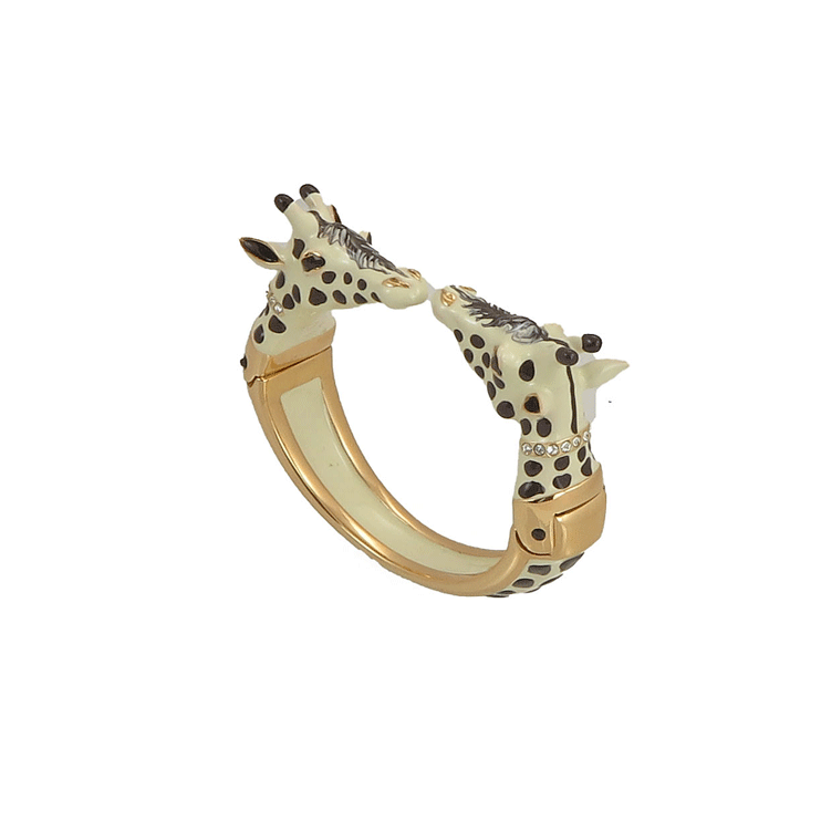Bracciale rigido con giraffe