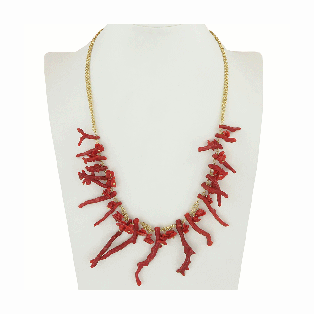 Collana rametti di corallo