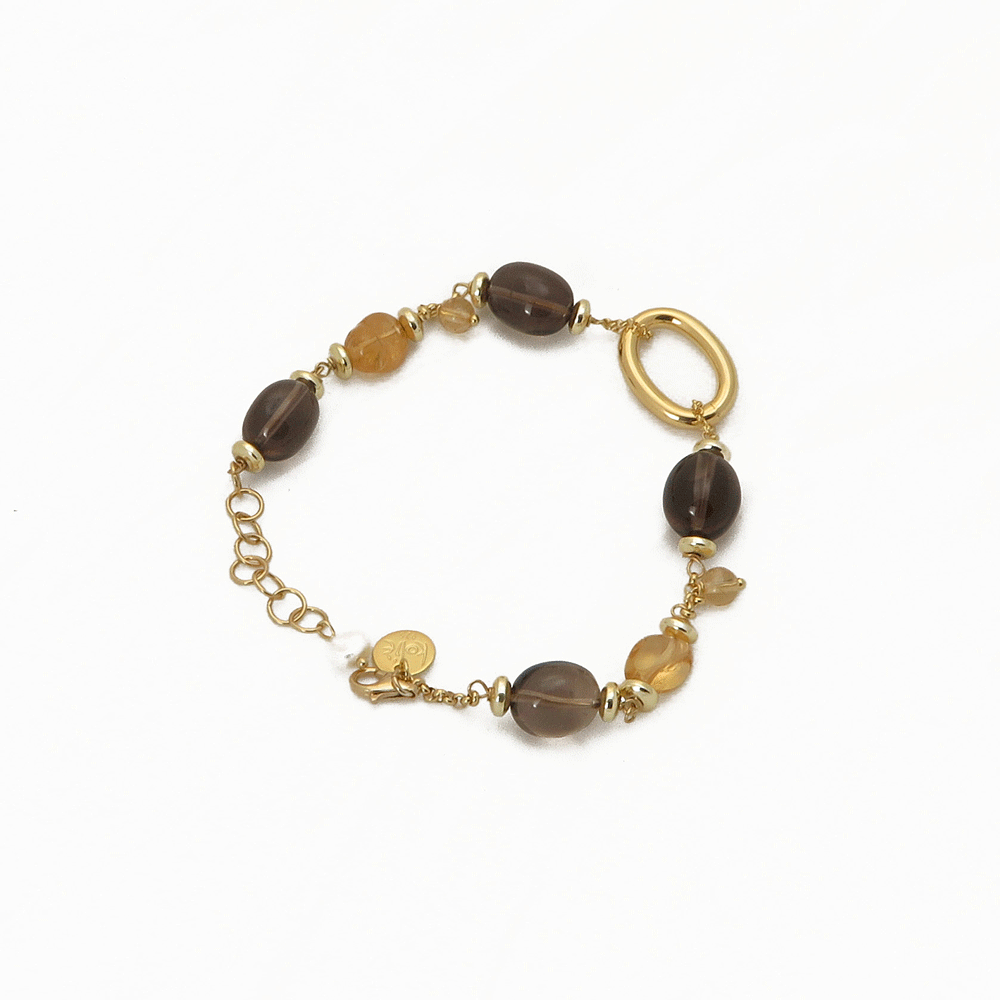 Bracelet with topaz