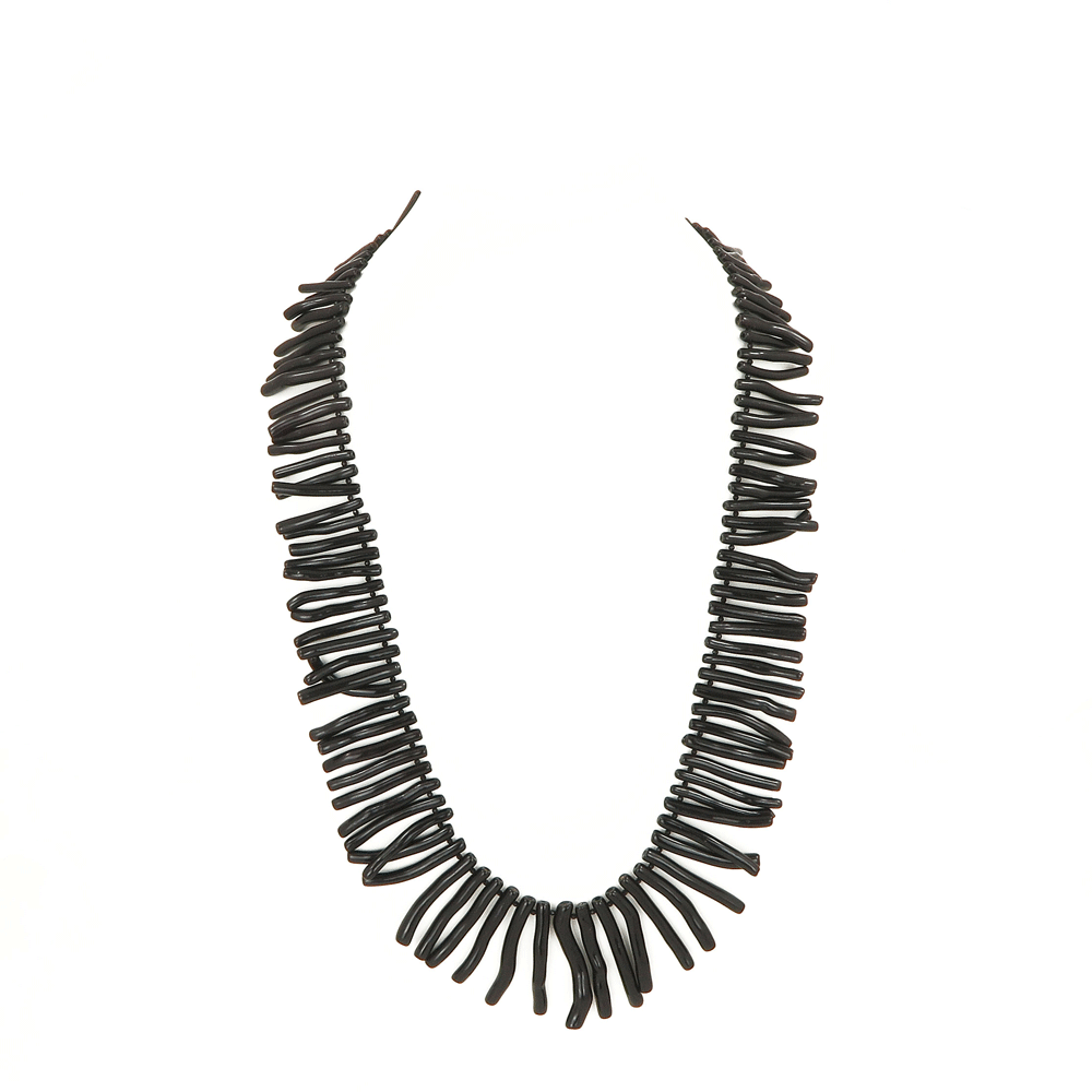 Collana corallo nero naturale a rametti