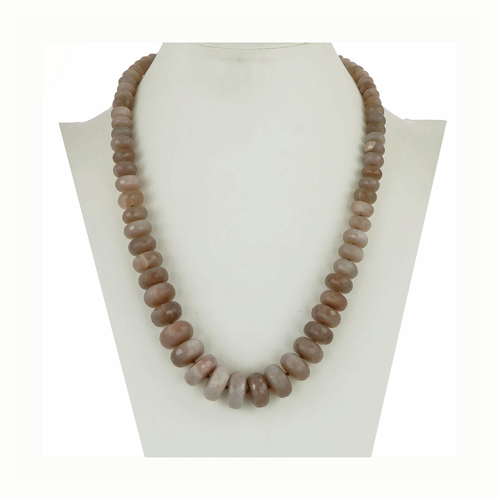 Collana di agata sfaccettata