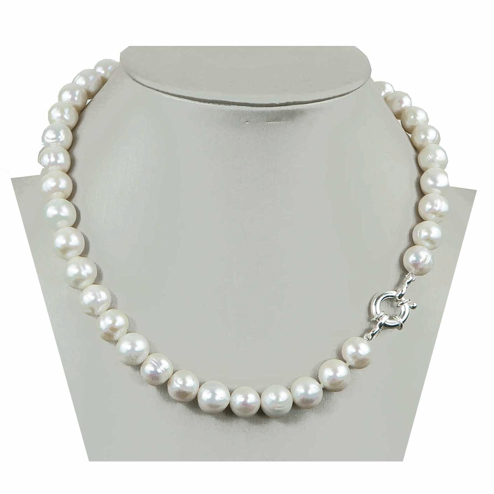 Collana girocollo di perle di fiume