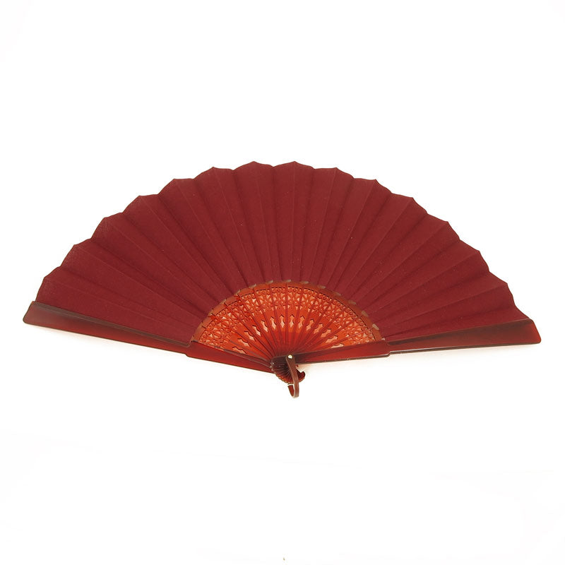 Ventaglio in cotone bordeaux