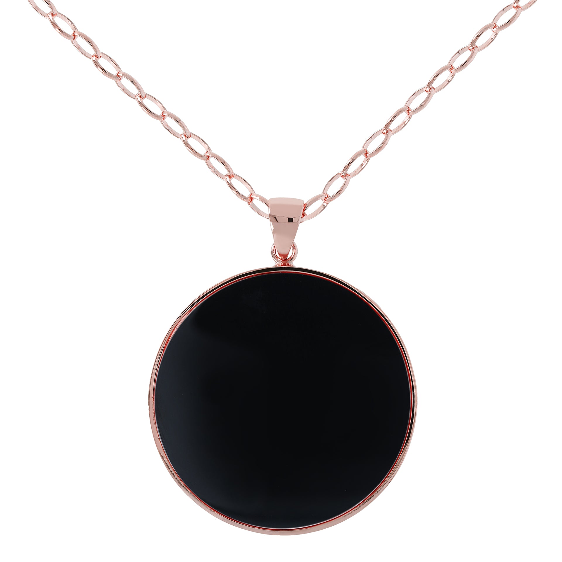 Collana lunga con onice nero
