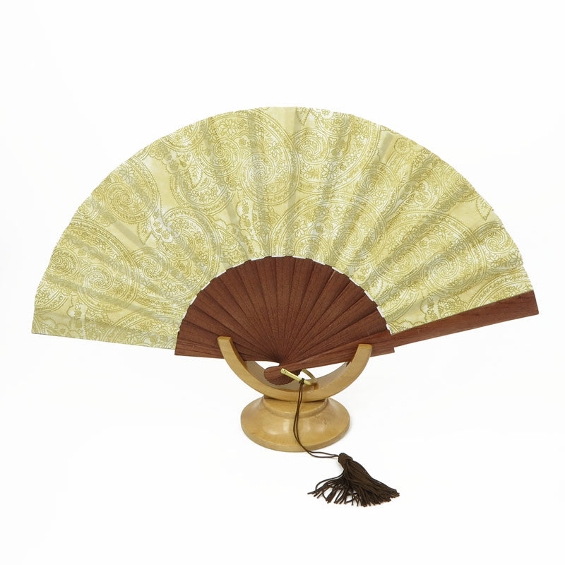 Ventaglio in legno fantasia cashmere