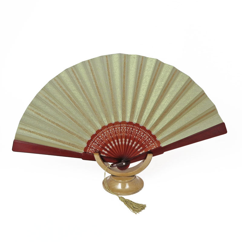 Ventaglio in lamé oro