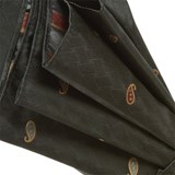 Men's umbrella with brown leather handle