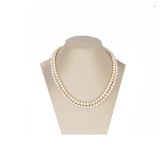 Collana di perle a doppio filo