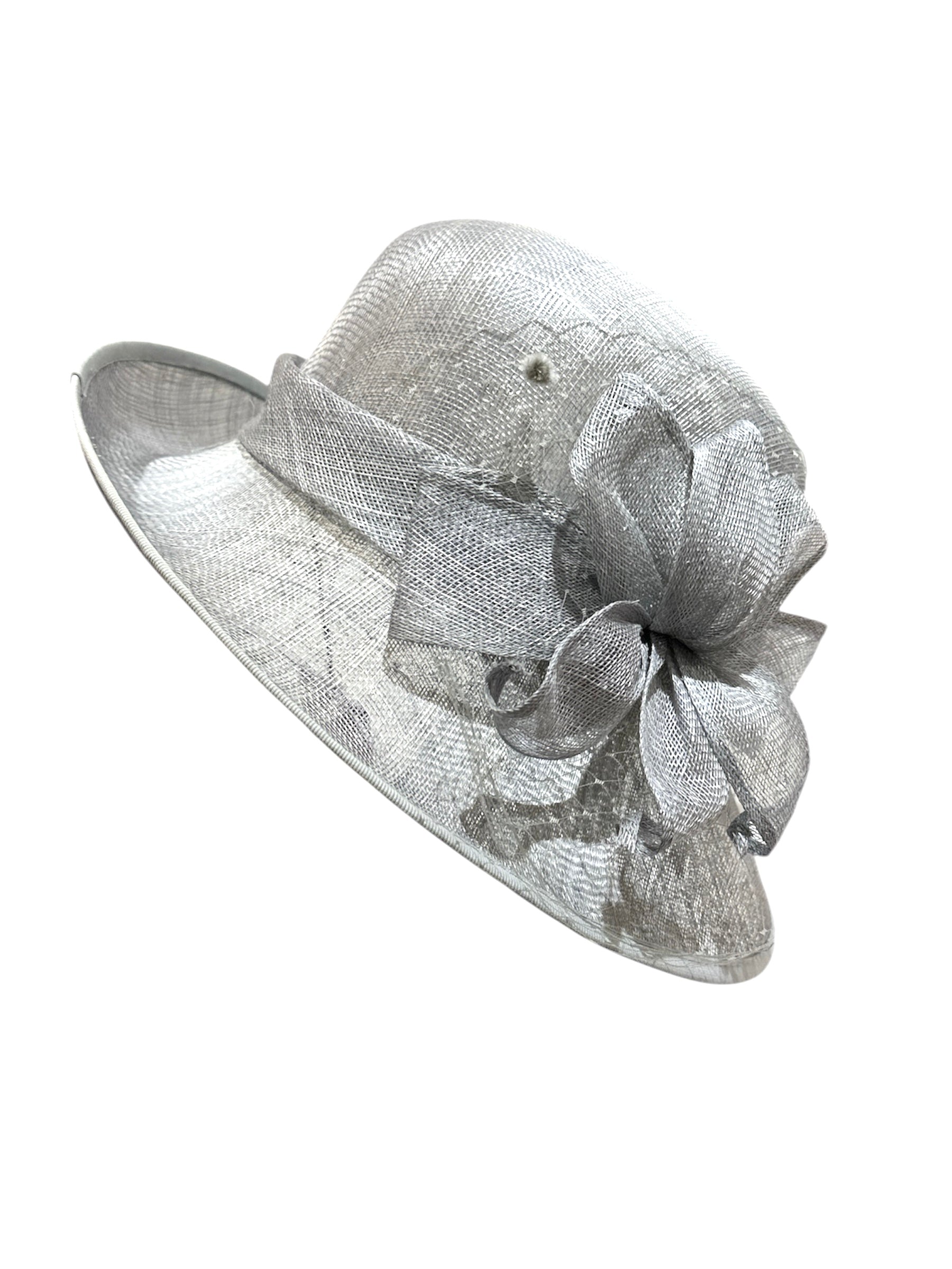 Cappello da cerimonia grigio perla