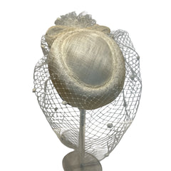 Ivory sisal ceremonial clutch