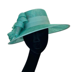 Cappello da cerimonia color tiffany