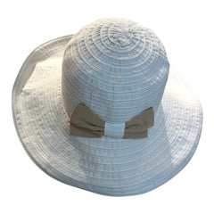 Cappello estivo in cotone color sabbia