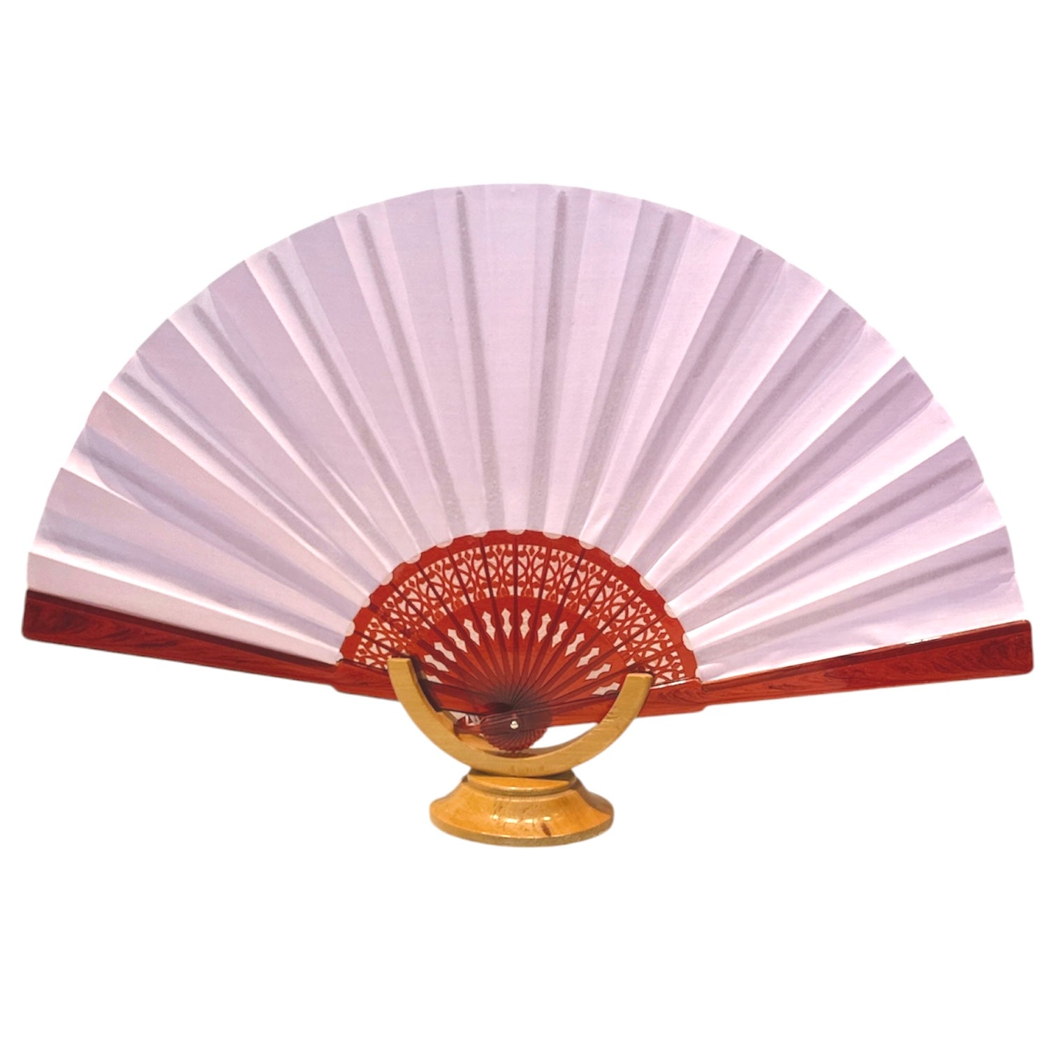 Ventaglio in cotone rosa