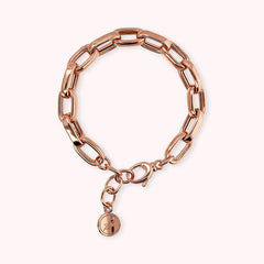 Bracciale a catena rosè