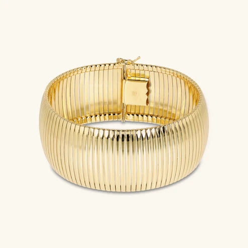 Bracciale dorato a fascia Cleopatra