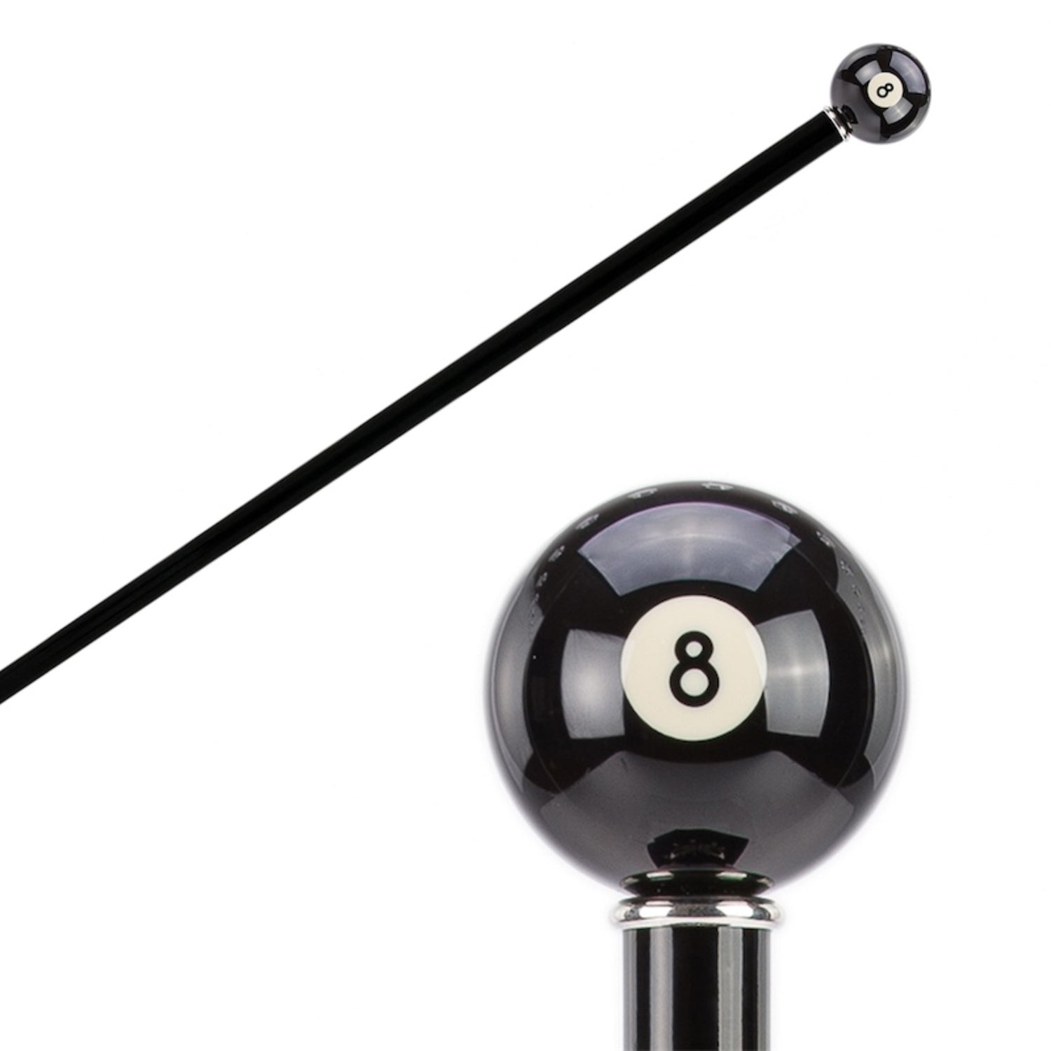 Stick with 8 billiard ball