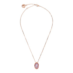 Collana con ciondolo ametista