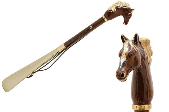 Calzascarpe con cavallo smaltato