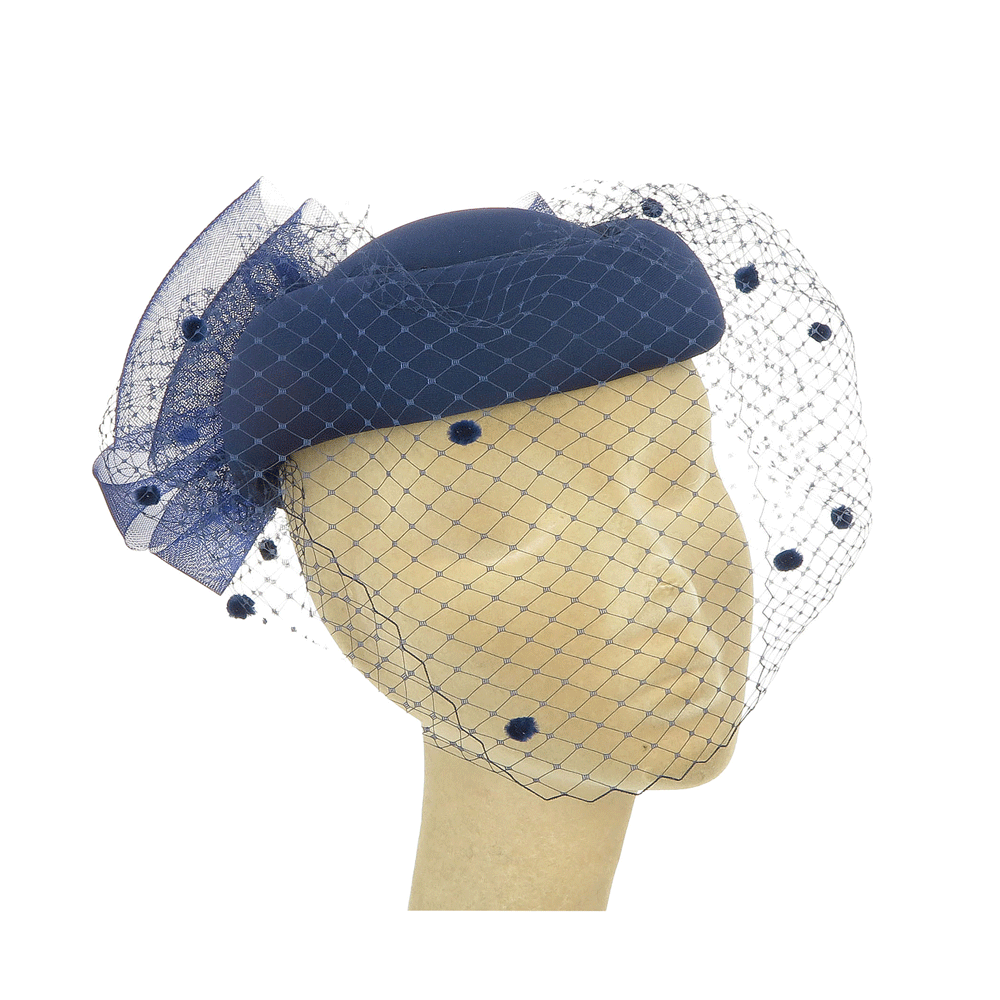 Navy blue ceremony headband