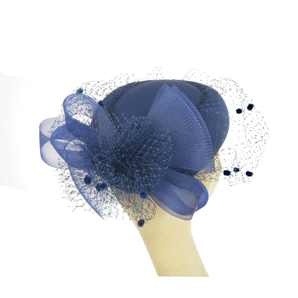 Navy blue ceremony headband