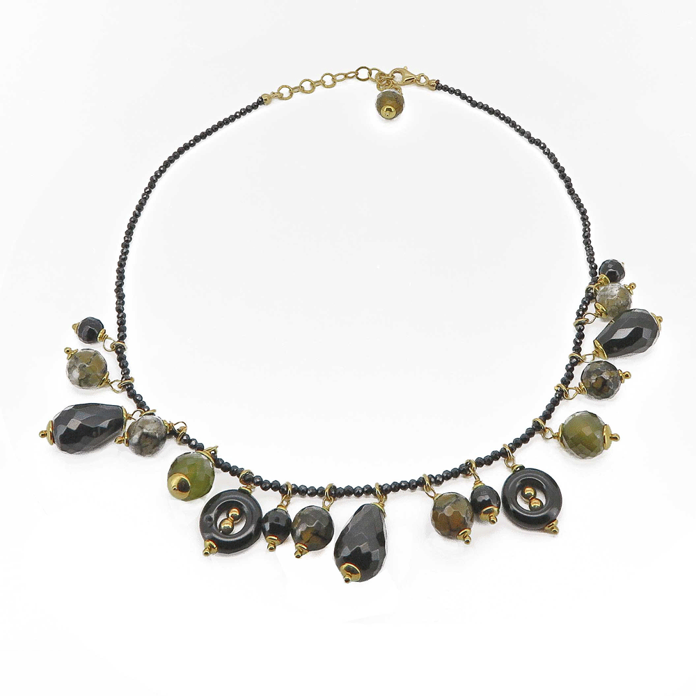 Girocollo con agate
