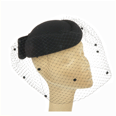 Black ceremony headband