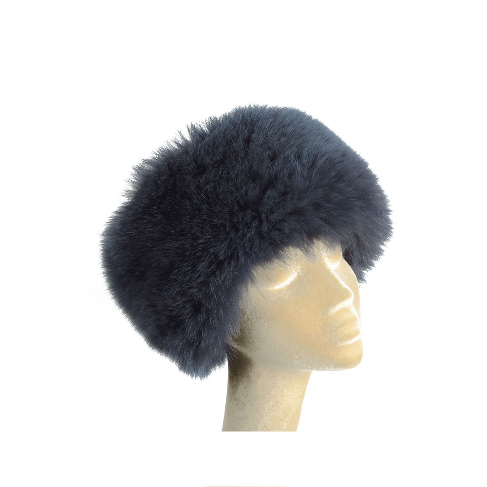 Colbacco grigio in lapin e volpe