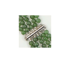 Collana di giada multifilo