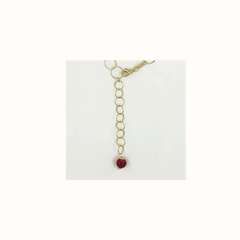 Collana con agate e quarzo citrino