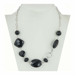 Collana con onice nera