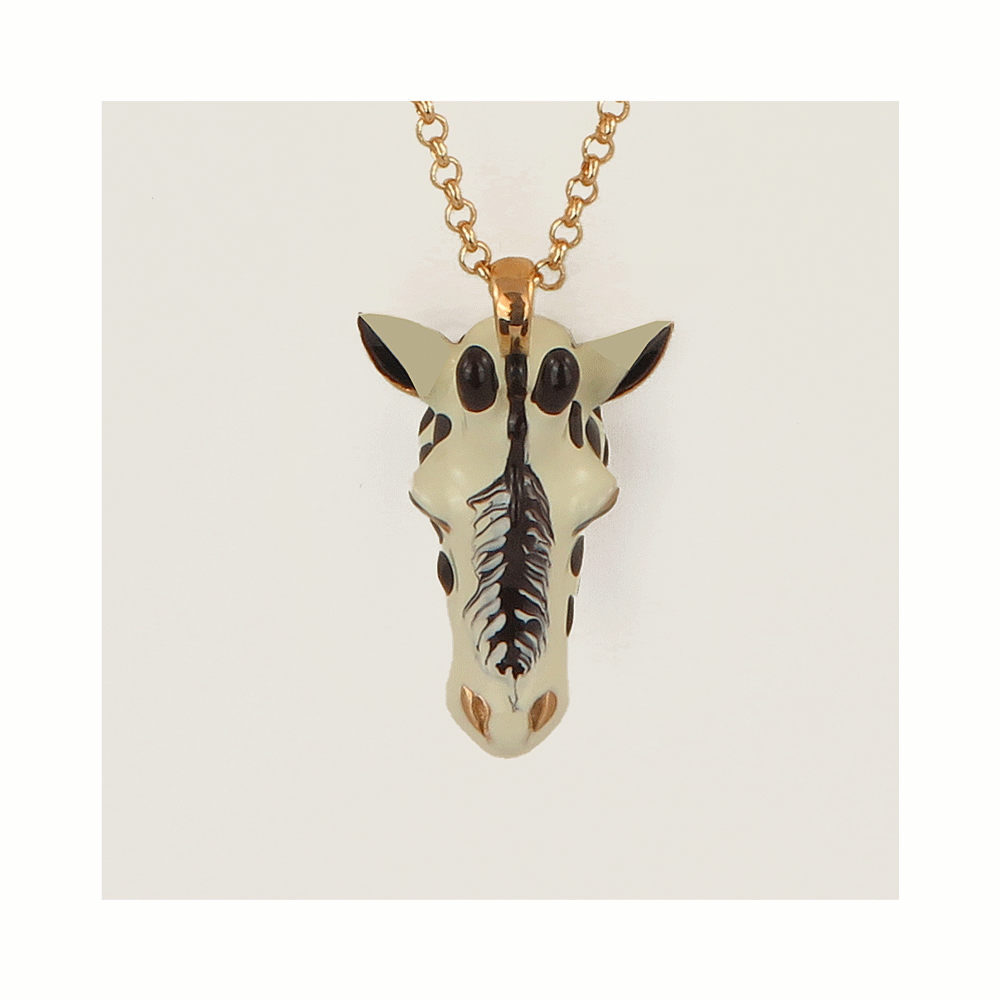 Giraffe Pendant Chain Necklace
