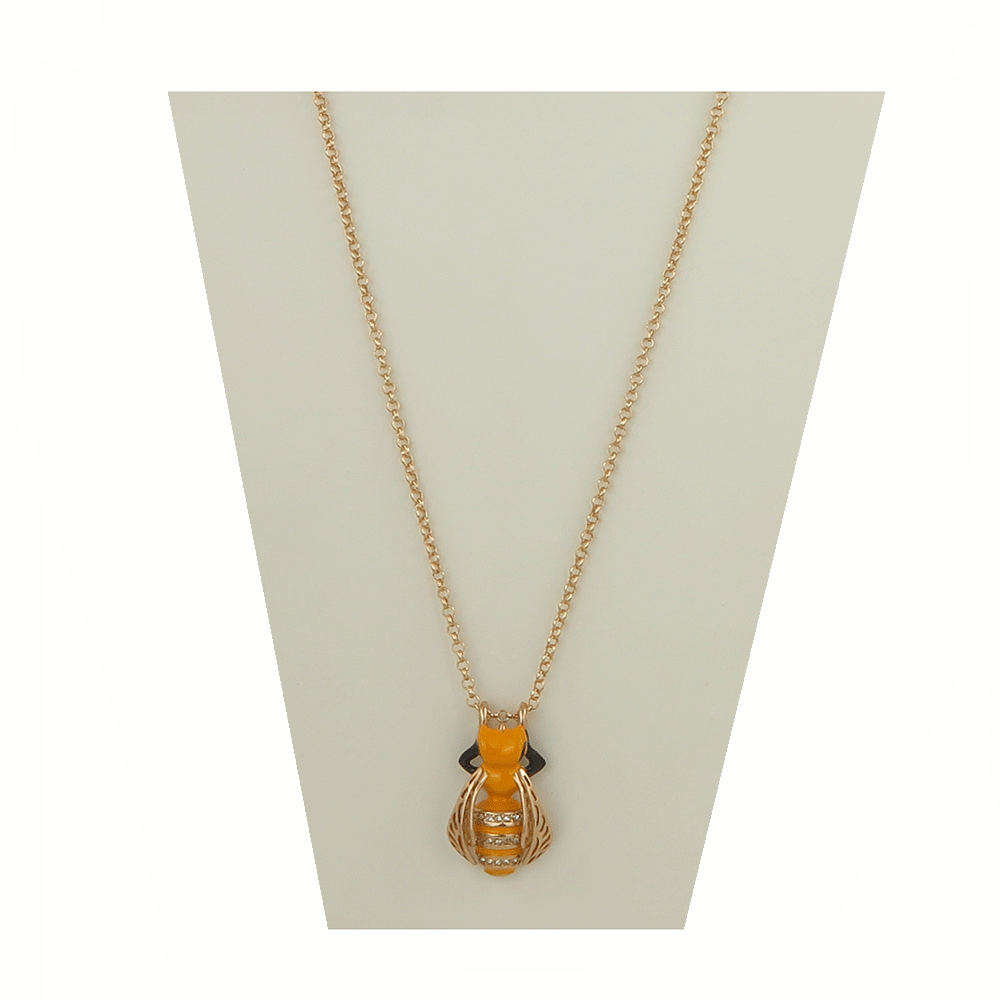 Collana a catena con ciondolo ape