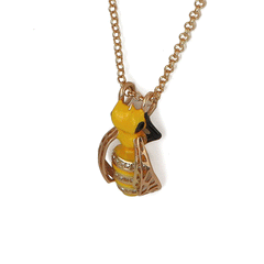 Collana a catena con ciondolo ape